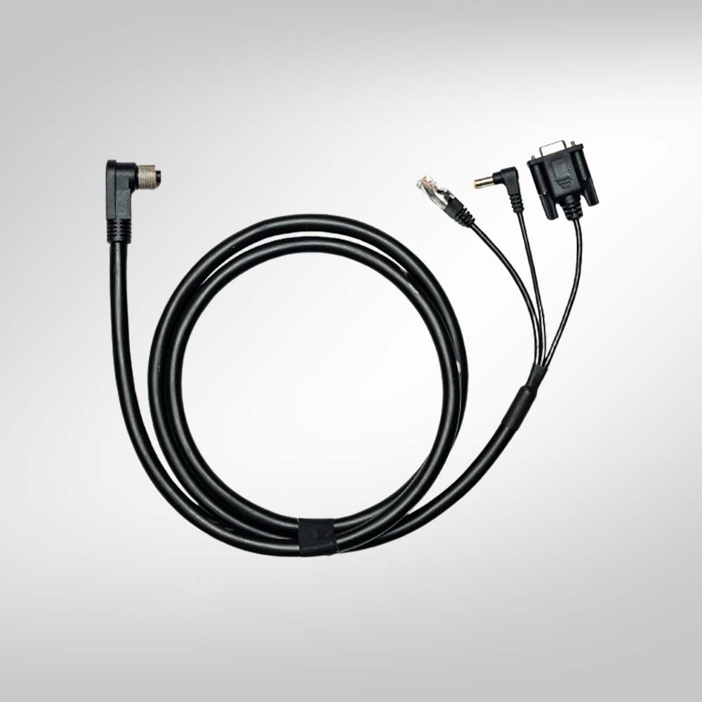 6P FEMALE DB9F+RJ45 PLUG+DC PLUG